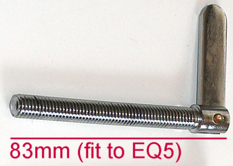 P8x83, M8x83 Polhöhen-Stellschraube (lange Schraube für EQ3 Lacerta Optics